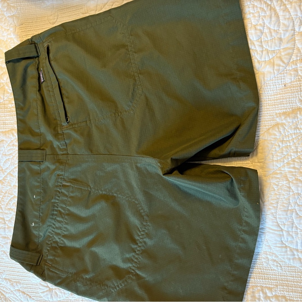 Patagonia Olive Green Athletic Shorts - Picture 3 of 9
